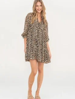 Donna Piazza Italia Donna<Abito con volant e dettagli in lurex - var 1