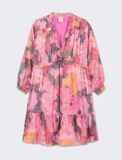 Piazza Italia Abito con volant e dettagli in lurex - var 2 Hot