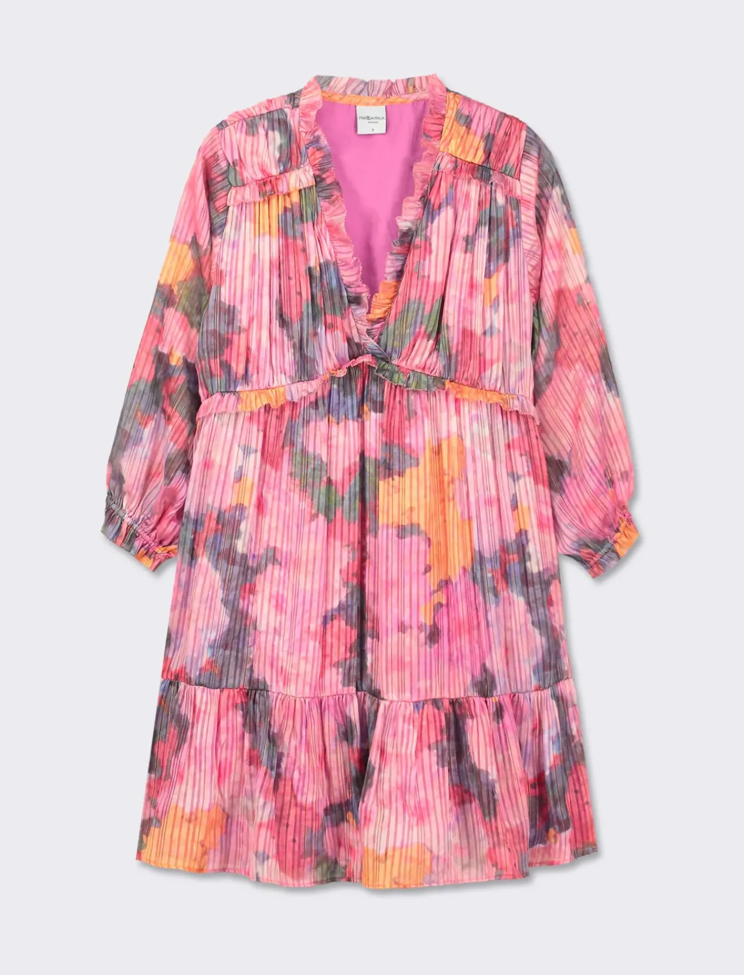 Piazza Italia Abito con volant e dettagli in lurex - var 2 Hot