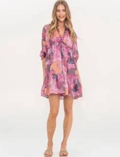 Piazza Italia Abito con volant e dettagli in lurex - var 2 Hot