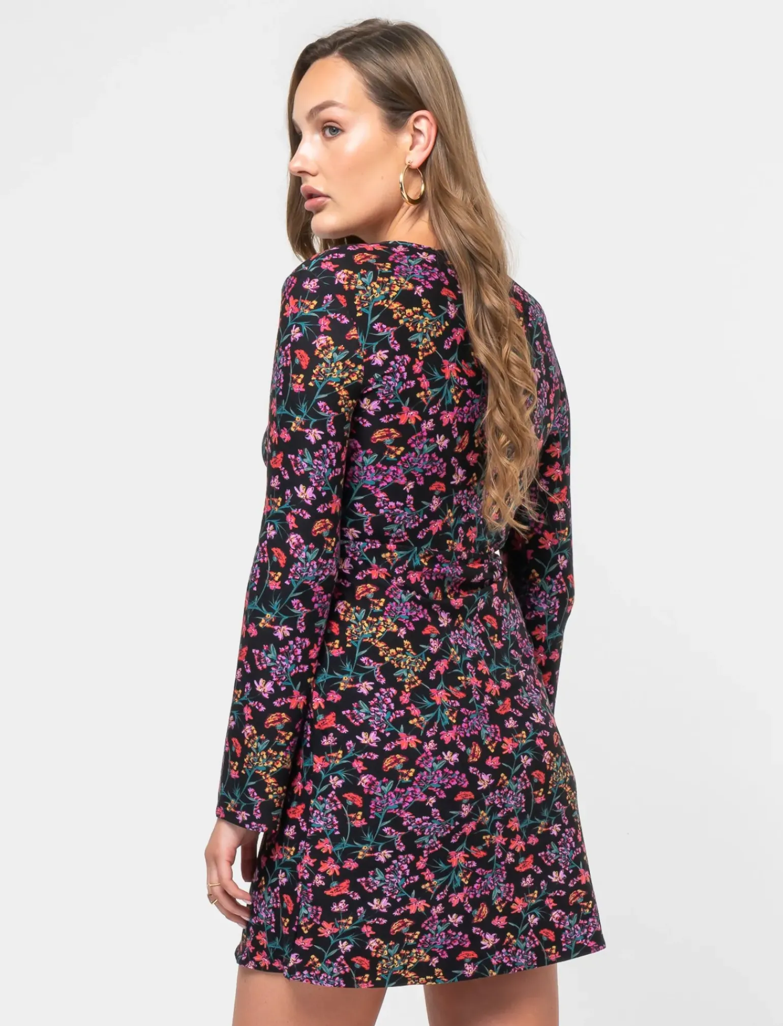 Donna Piazza Italia Donna|Abiti E Tute<Abito corto stampato con pannello drappeggiato - var 2