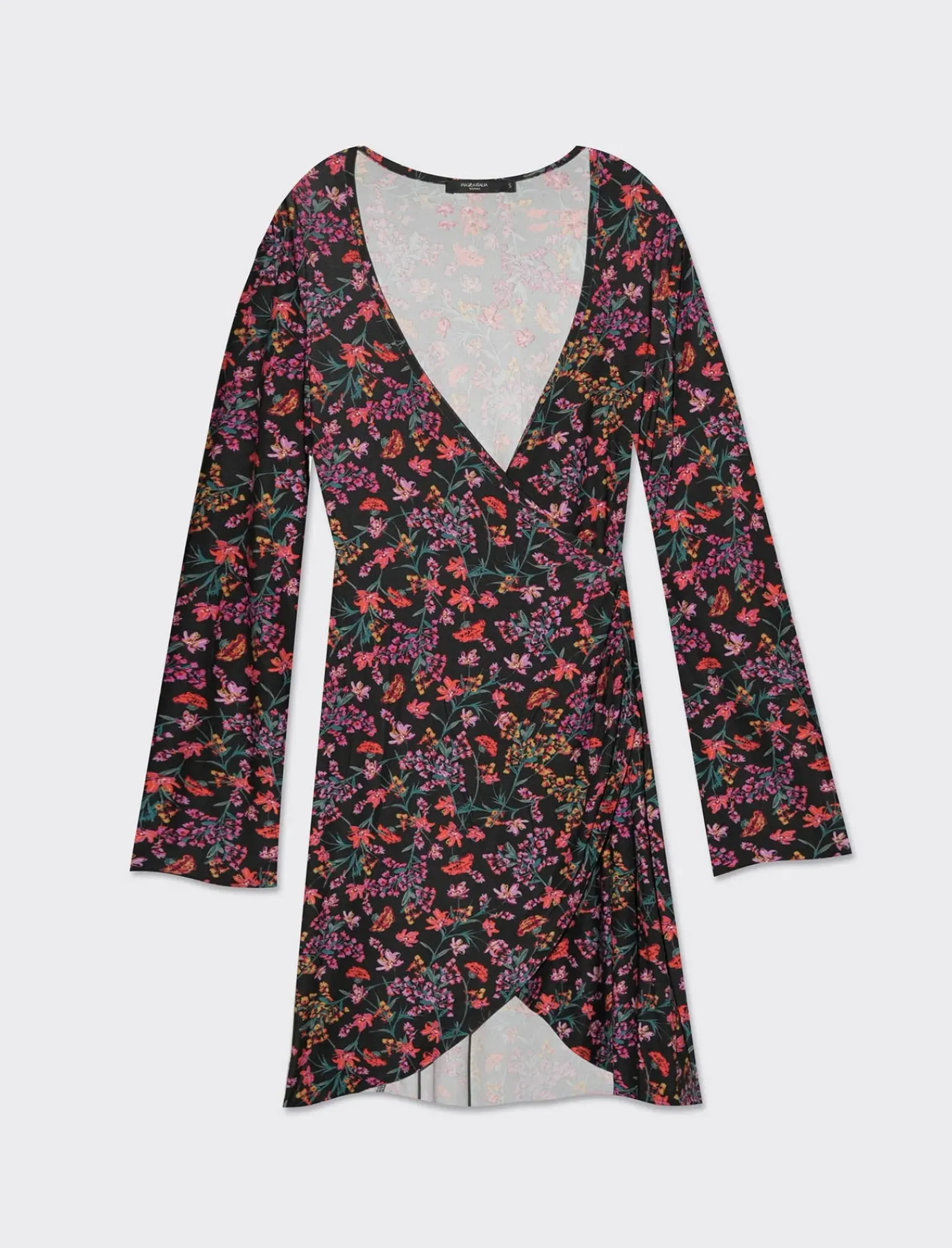 Donna Piazza Italia Donna|Abiti E Tute<Abito corto stampato con pannello drappeggiato - var 2