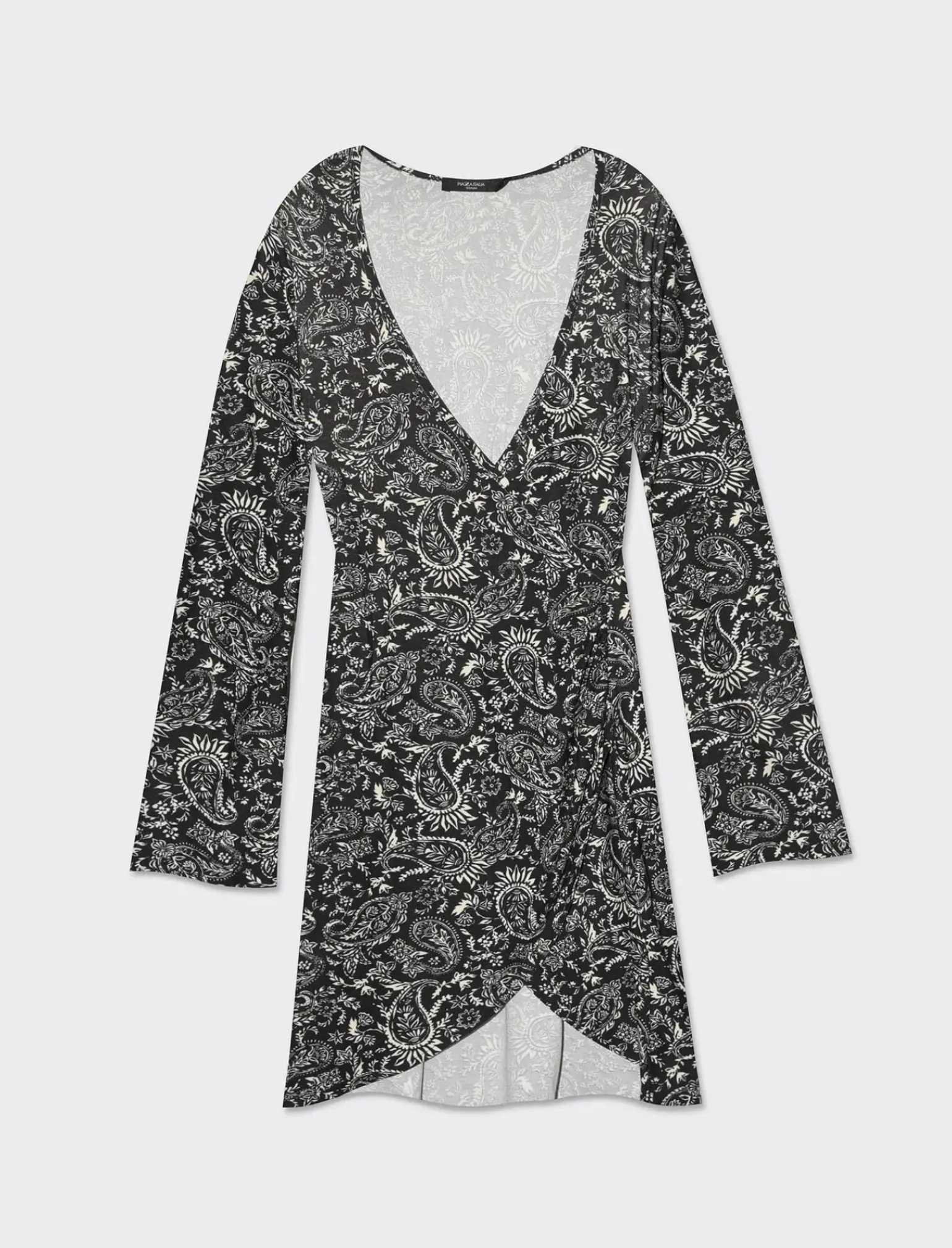 Donna Piazza Italia Donna|Abiti E Tute<Abito corto stampato con pannello drappeggiato - var 3