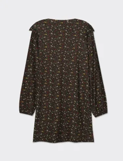 Donna Piazza Italia Donna|Abiti E Tute<Abito corto stampato con scollo a V manica lunga - var 1