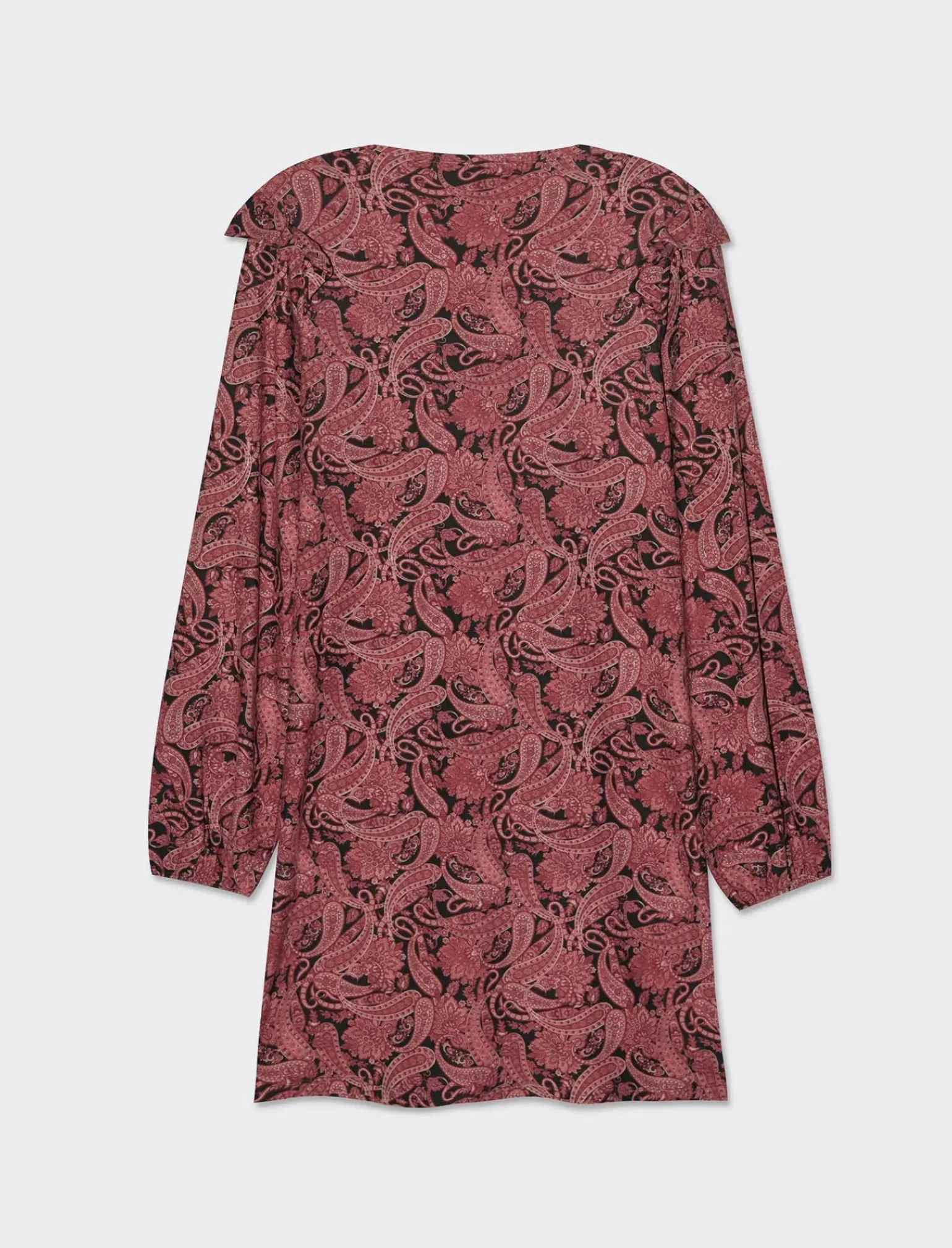 Donna Piazza Italia Donna|Abiti E Tute<Abito corto stampato con scollo a V manica lunga - var 2