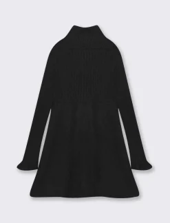 Piazza Italia Bambina|Abiti E Tute<Abito da bambina in maglieria con accessorio-collana. - Nero