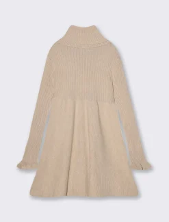 Piazza Italia Bambina|Abiti E Tute<Abito da bambina in maglieria con accessorio-collana. - Marrone tabacco