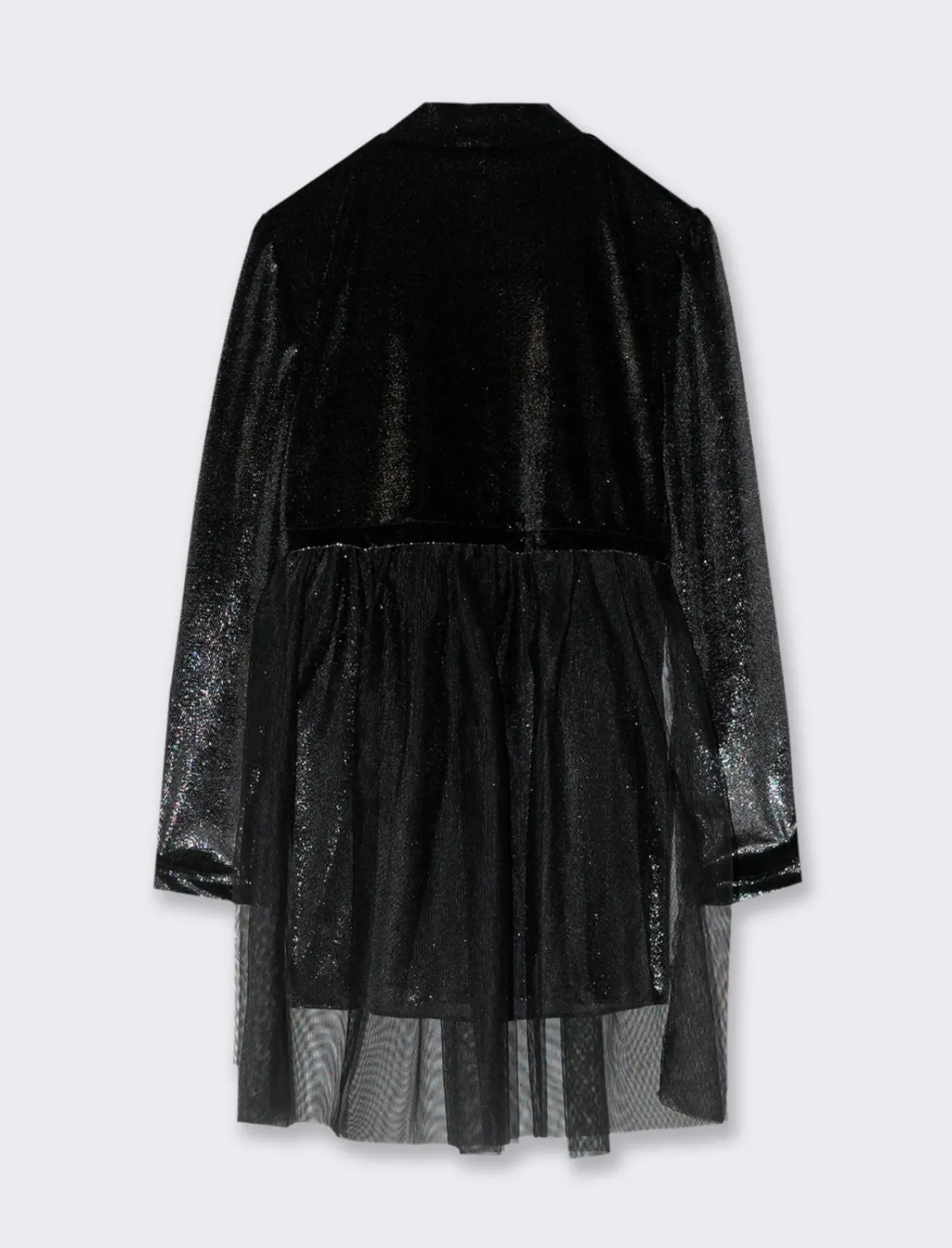 Piazza Italia Bambina|Abiti E Tute<Abito elegante da bambina in tessuto brillante - Nero