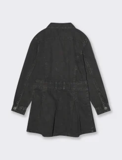 Piazza Italia Abiti E Tute|Abiti E Tute<Abito in denim con gonna a pieghe -