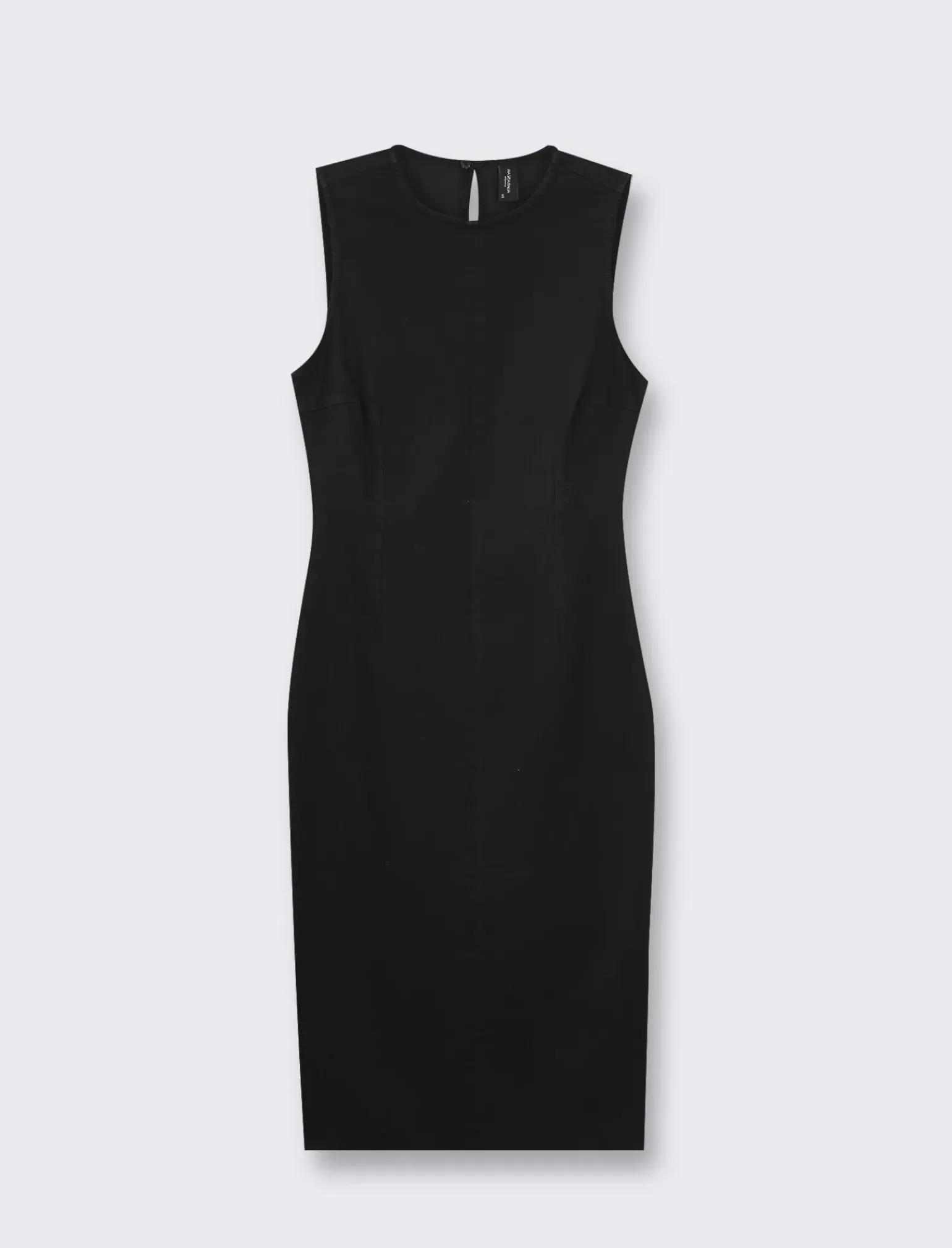 Donna Piazza Italia Donna|Abiti E Tute<Abito in denim midi aderente con spacco -