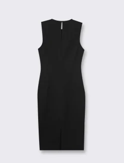 Donna Piazza Italia Donna|Abiti E Tute<Abito in denim midi aderente con spacco -