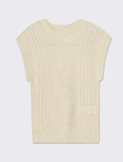 Piazza Italia Neonata<Abito in maglia con inserti in lurex - Beige