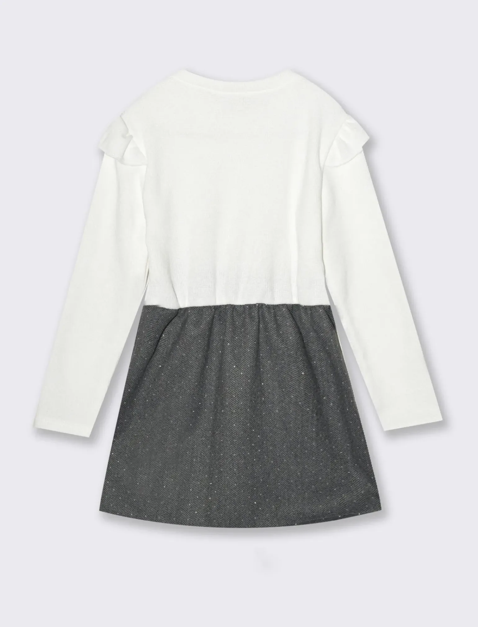 Piazza Italia Bambina|Abiti E Tute<Abito in maglina e tessuto spigato da bambina - Fantasia