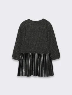 Piazza Italia Neonata<Abito in tessuto combinato brillante -