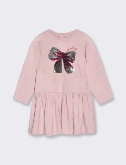 Piazza Italia Neonata<Abito in tessuto morbido con applicazione -