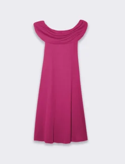 Donna Piazza Italia Abiti E Tute<Abito lungo da donna con scollo a fascia -