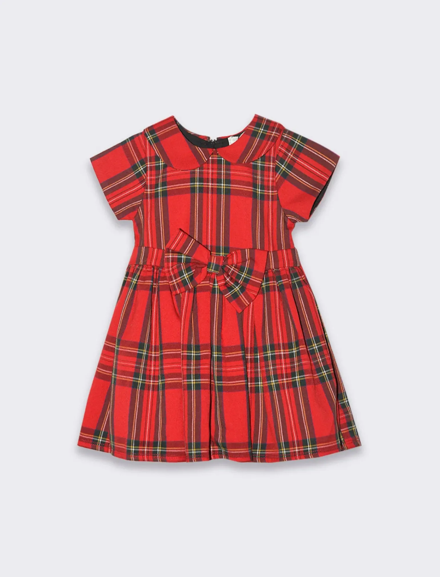 Piazza Italia Neonata<Abito natalizio con fiocco frontale -