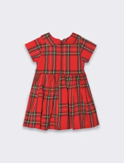 Piazza Italia Neonata<Abito natalizio con fiocco frontale -