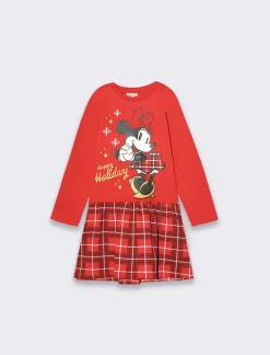 Piazza Italia Bambina|Abiti E Tute<Abito natalizio Minnie da bambina -