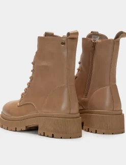 Donna Piazza Italia Donna|Tronchetti<Anfibio con strass con lacci e fondo roccia -