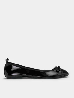 Donna Piazza Italia Donna|Ballerine<Ballerina di vernice con fiocco in tre varianti colore -