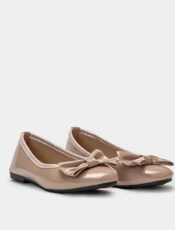 Piazza Italia Bambina<Ballerina di vernice con fiocco glitterato -