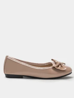 Piazza Italia Bambina<Ballerina di vernice con fiocco glitterato -