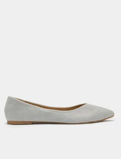 Donna Piazza Italia Donna|Ballerine<Ballerina in microfibra, in due varianti colore -