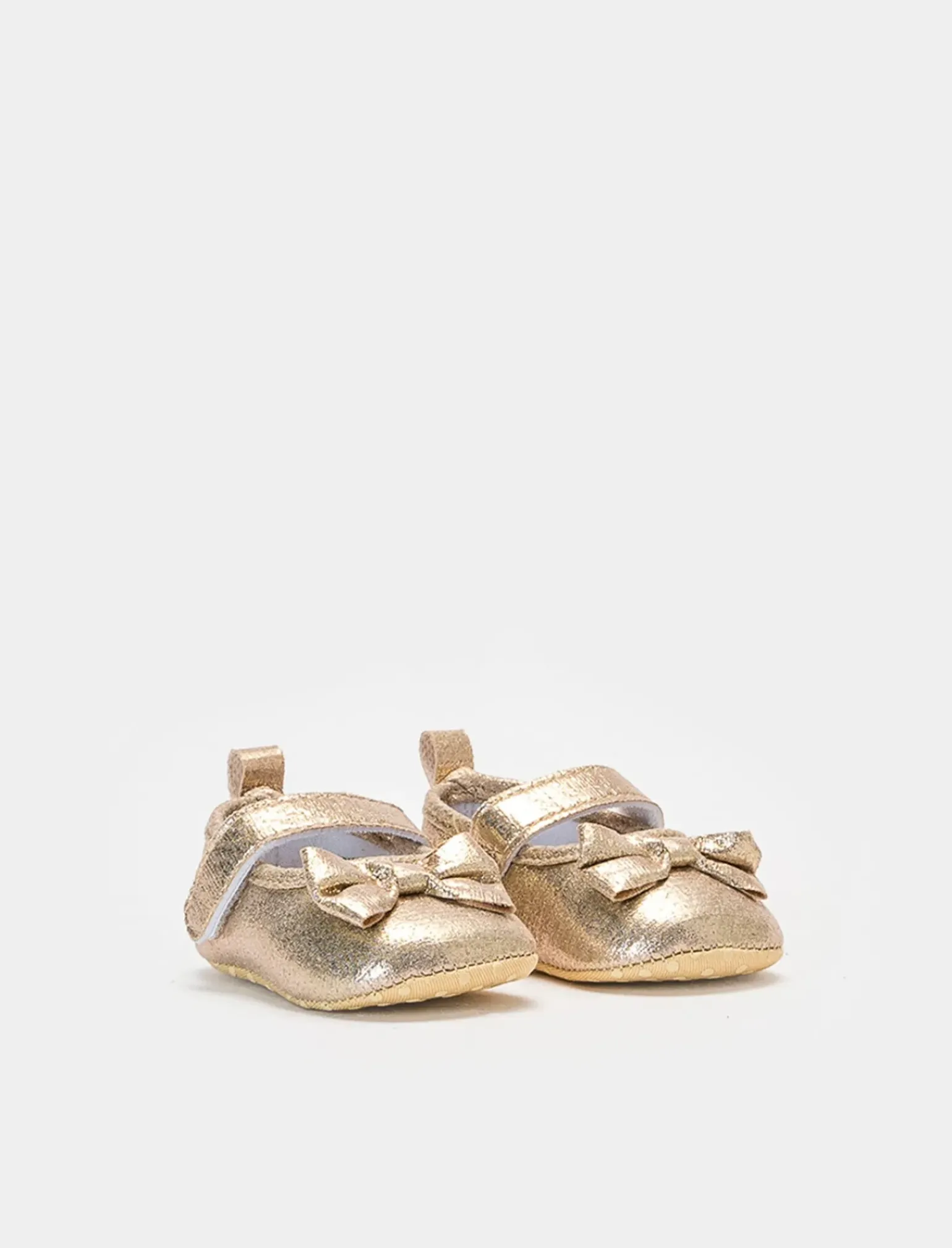 Piazza Italia Scarpe<Ballerina in tessuto dorato con fiocco e suola antiscivolo - Oro