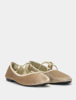 Piazza Italia Bambina<Ballerina in tessuto sintetico laminato -