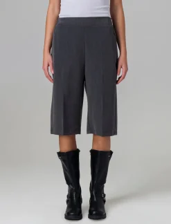 Piazza Italia Bermuda con elastico in vita vestibilità regular - Grigio Flash Sale