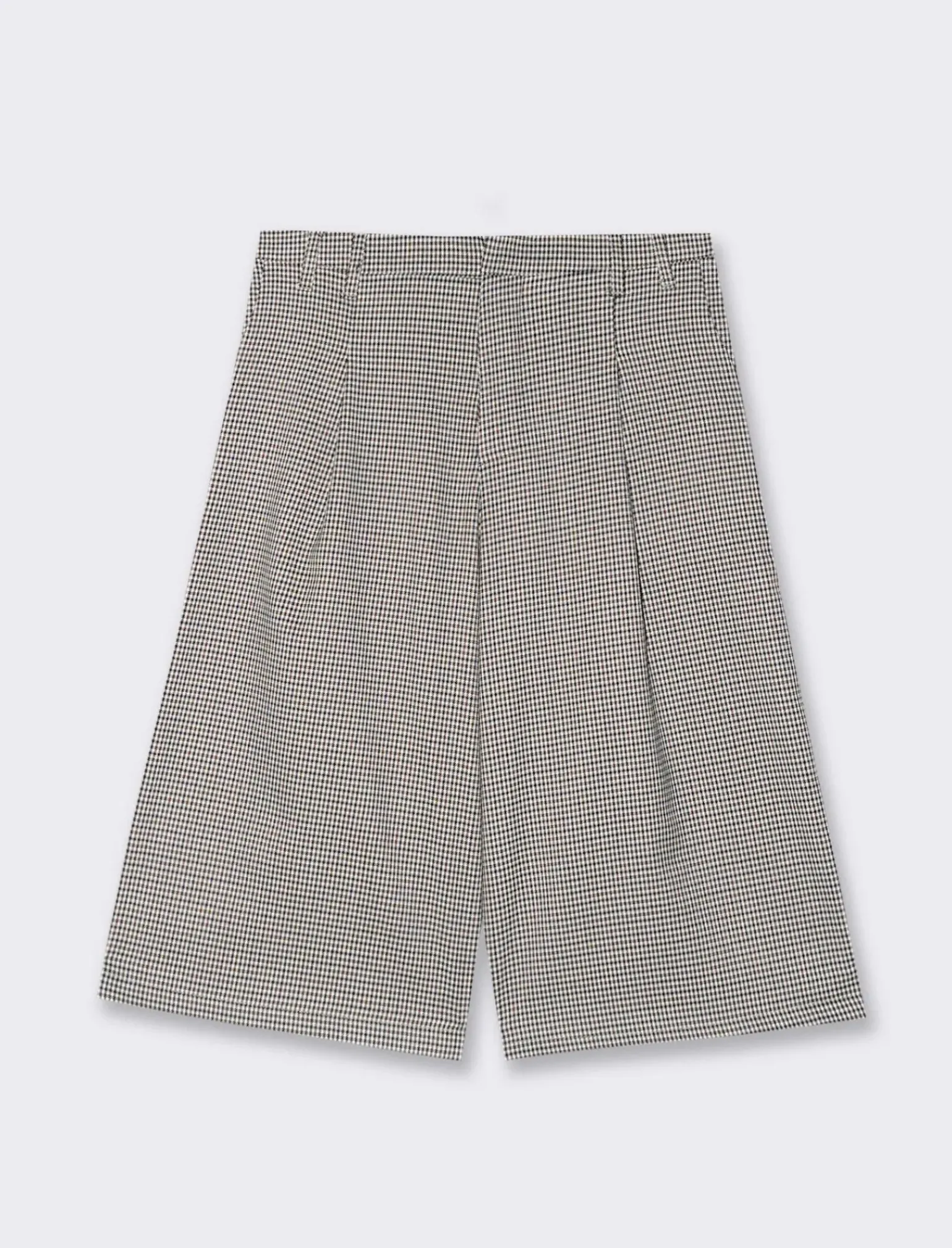 Donna Piazza Italia Pantaloni<Bermuda con tasche americane sui fianchi - Quadri