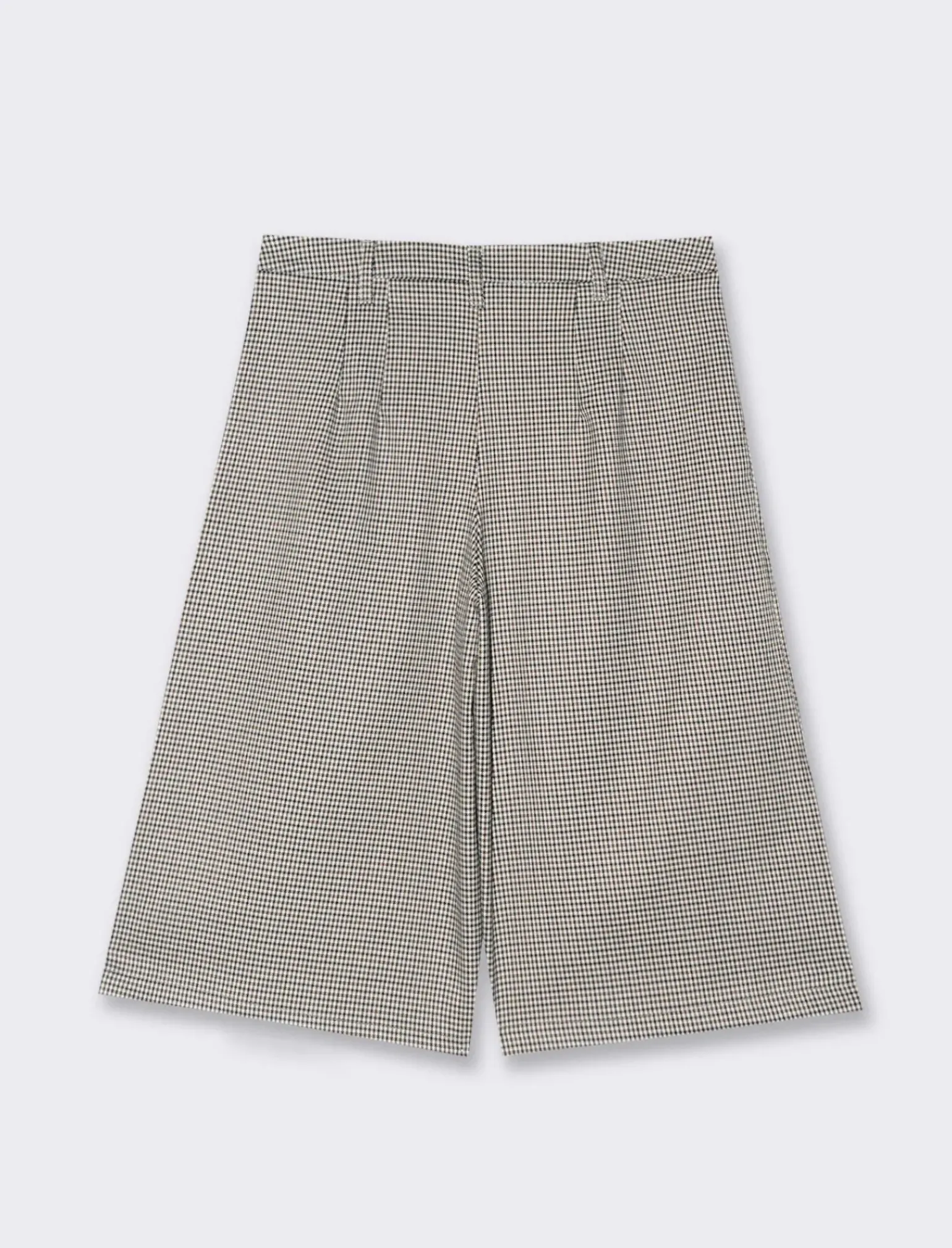 Donna Piazza Italia Pantaloni<Bermuda con tasche americane sui fianchi - Quadri