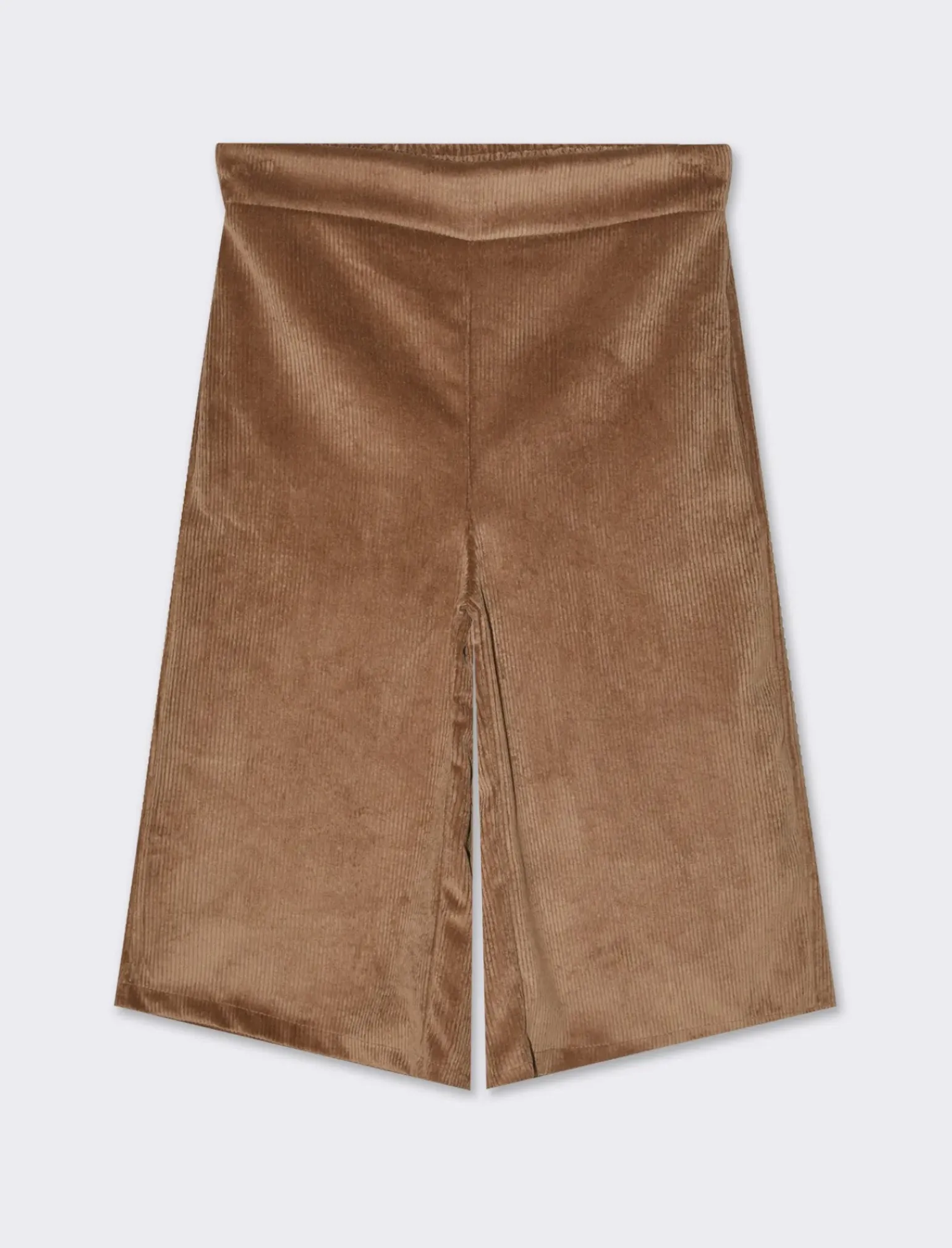 Donna Piazza Italia Pantaloni<Bermuda over in velluto a coste e tasche - Marrone tabacco