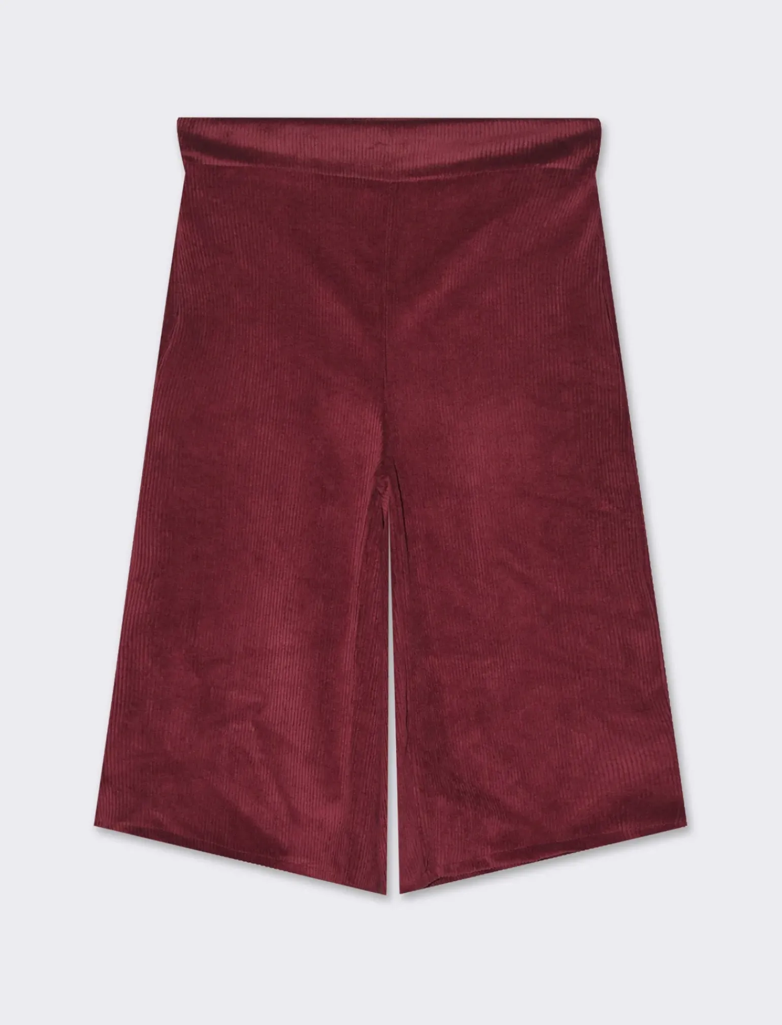 Donna Piazza Italia Pantaloni<Bermuda over in velluto a coste e tasche - Vinaccia