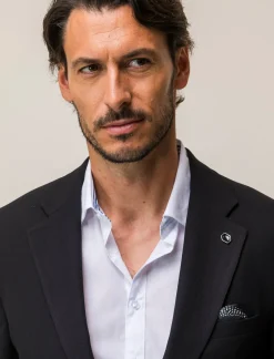 Uomo Piazza Italia Uomo|Giacche<Blazer formal fit con colletto a revers classici -