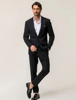 Uomo Piazza Italia Uomo|Giacche<Blazer formal fit con colletto a revers classici -