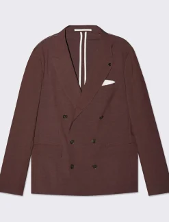 Uomo Piazza Italia Uomo|Giacche<Blazer formal fit con colletto revers - Bordeaux