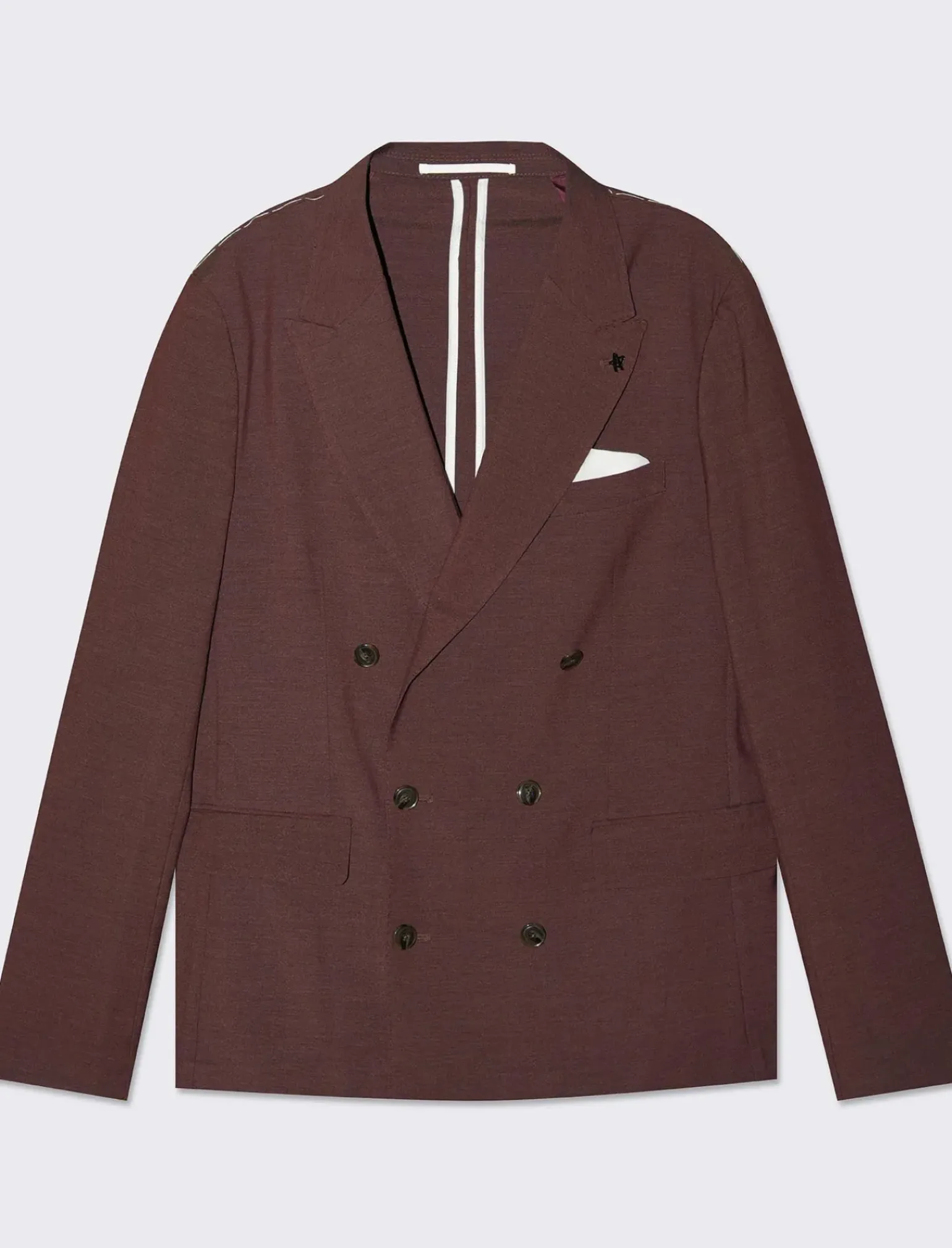 Uomo Piazza Italia Uomo|Giacche<Blazer formal fit con colletto revers - Bordeaux