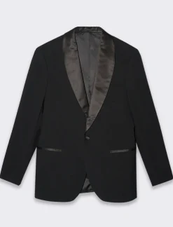 Uomo Piazza Italia Uomo|Giacche<Blazer formal fit con rever sciallato modello Smoking. -