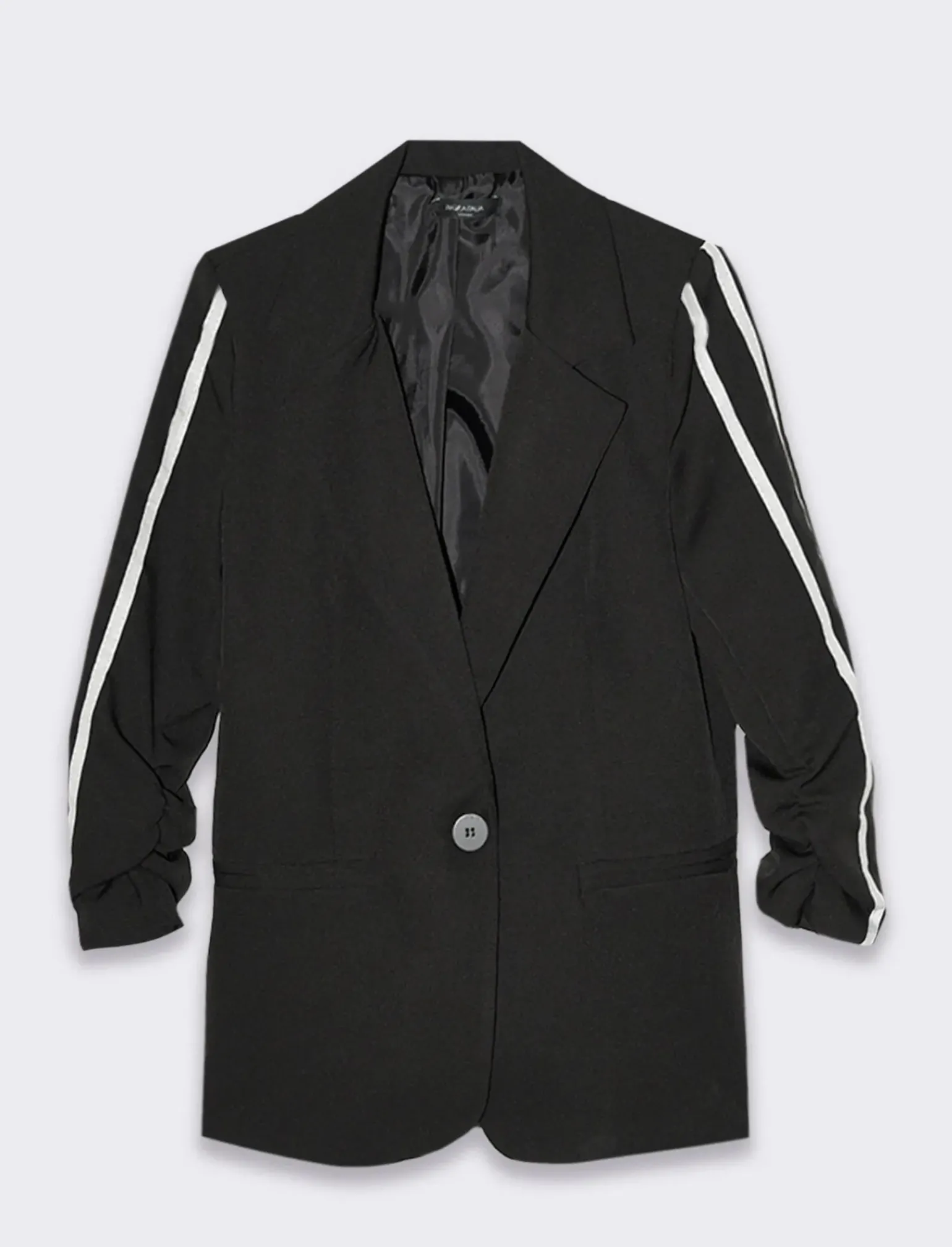 Donna Piazza Italia Giacche E Blazer<Blazer manica a 3/4 chiusura con bottone e tasche a taglio vivo -