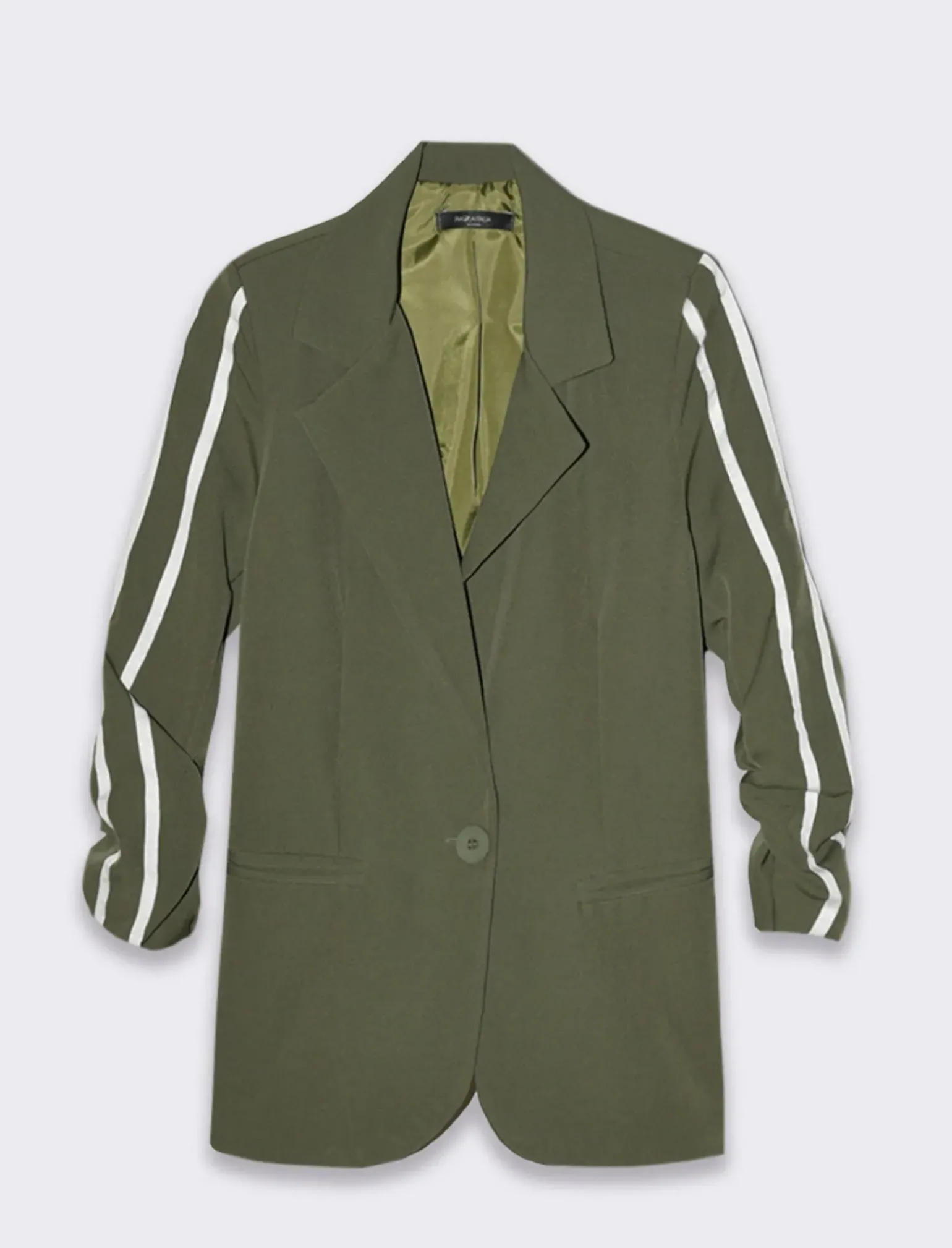 Donna Piazza Italia Giacche E Blazer<Blazer manica a 3/4 chiusura con bottone e tasche a taglio vivo -