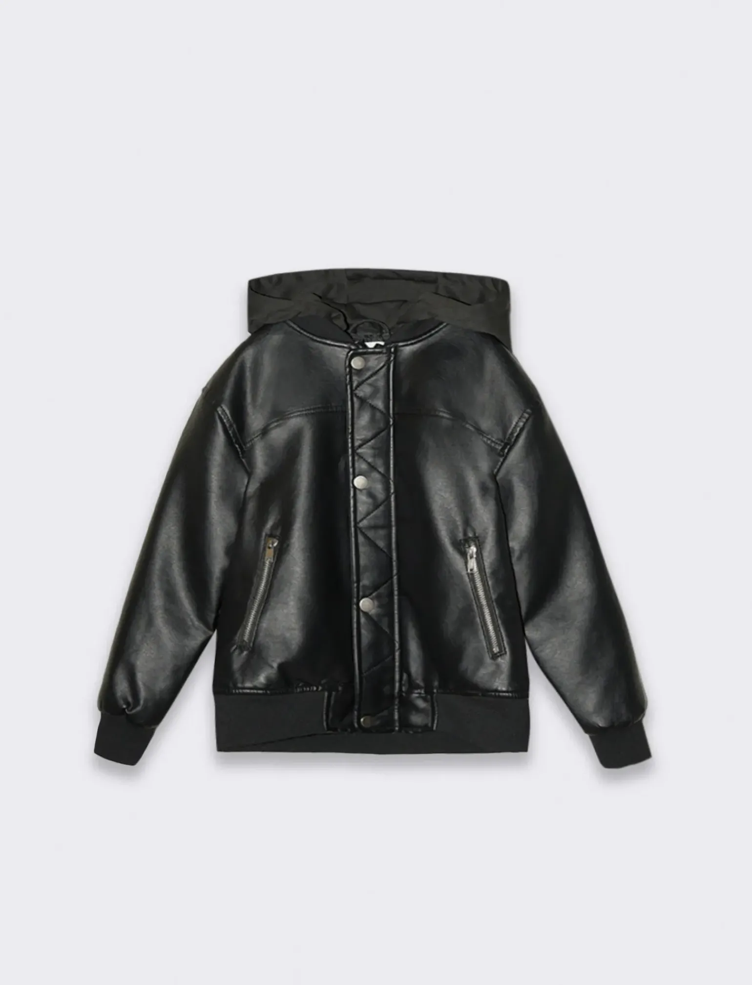 Bambino Piazza Italia Bambino|Giubbini E Cappotti<Bomber fita pelle da bambino -