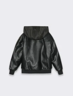 Bambino Piazza Italia Bambino|Giubbini E Cappotti<Bomber fita pelle da bambino -