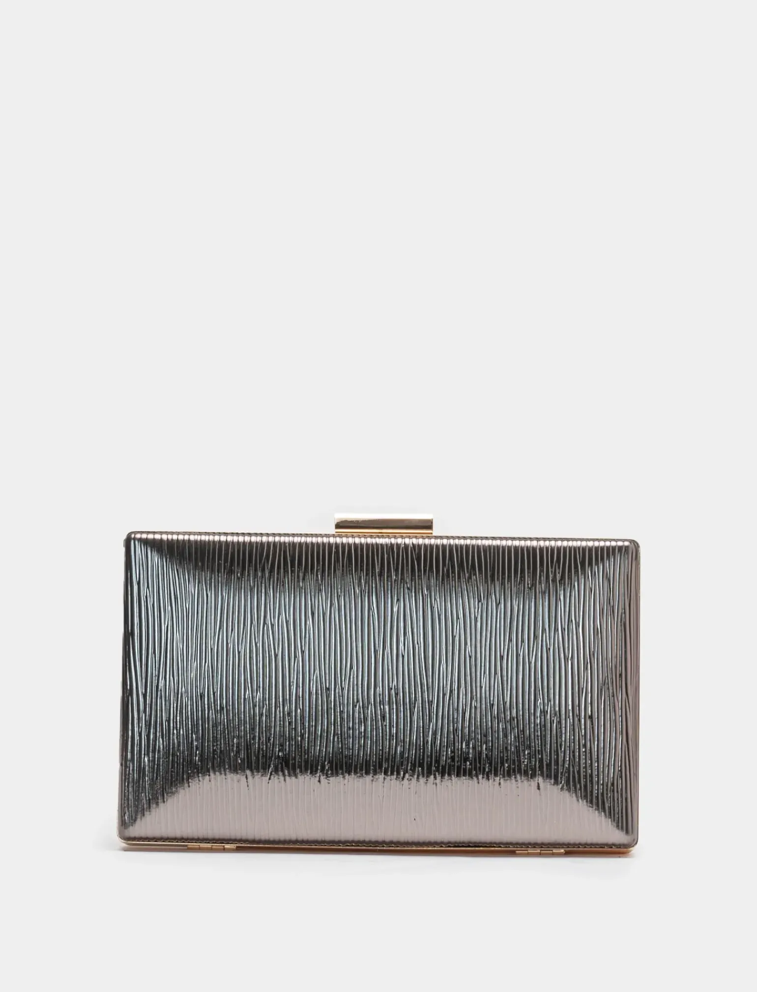 Donna Piazza Italia Donna|Borse E Zaini<Borsa da donna clutch in pvc effetto plissè con tracolla a catena - Rame