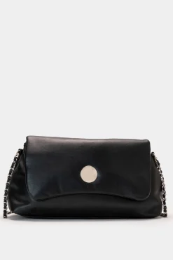 Donna Piazza Italia Donna|Borse E Zaini<Borsa da donna con patta borchiata e tracolla -