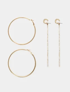 Donna Piazza Italia Donna|Bigiotteria<Bracciale da donna con cavo metallo lungo -