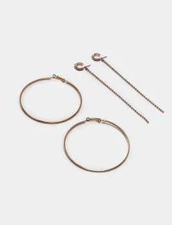 Donna Piazza Italia Donna|Bigiotteria<Bracciale da donna con cavo metallo lungo -