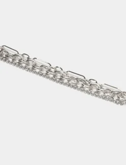 Donna Piazza Italia Donna|Bigiotteria<Bracciale da donna con strass -