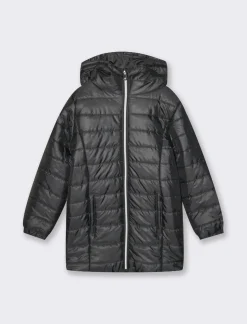 Piazza Italia Bambina|Giubbini E Cappotti<Caldo giubbotto lungo da bambina imbottito con cappuccio -